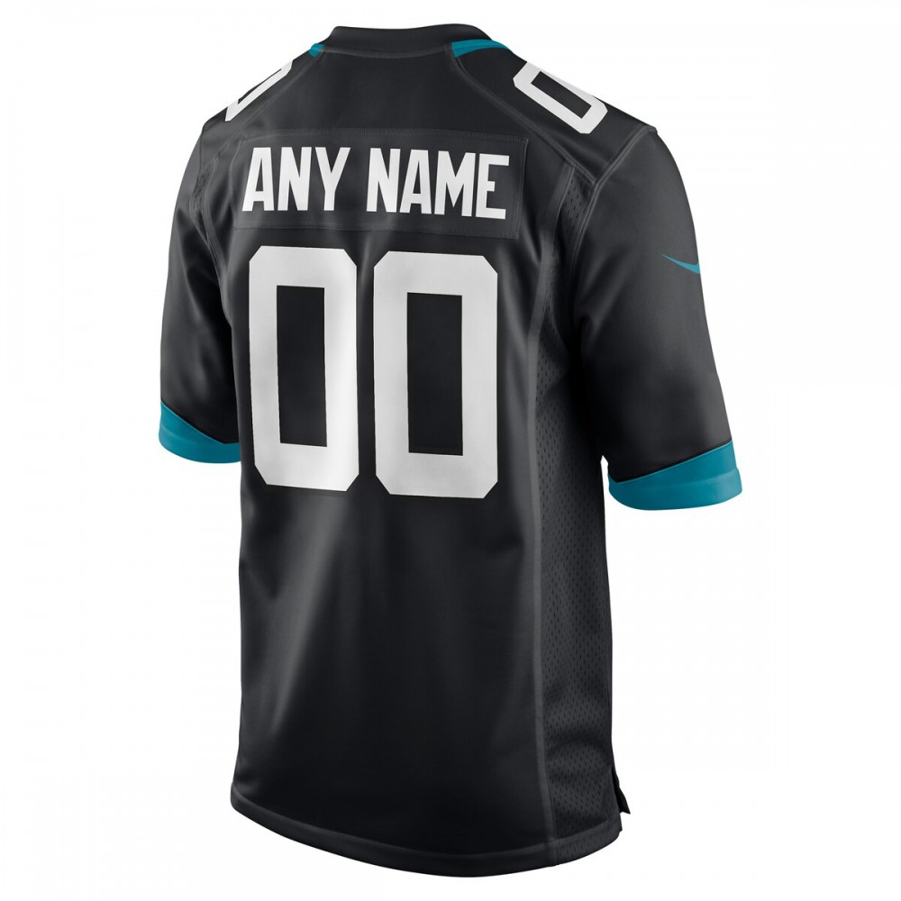 Jacksonville Jaguars Nike Custom Game Jersey - Black-GridironStore
